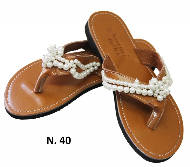 bugola leather flat sandals