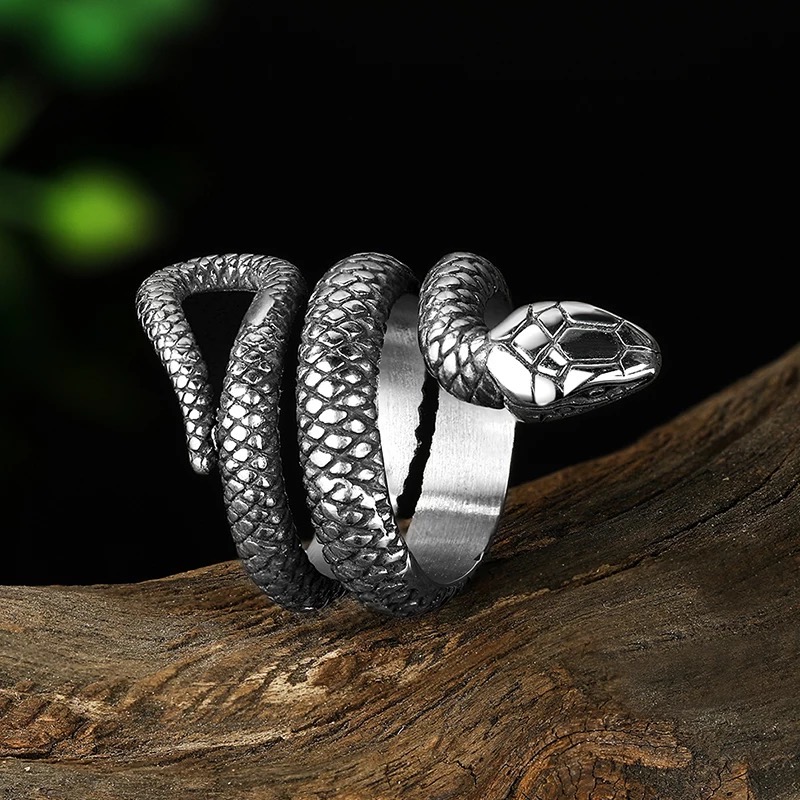 Vintage Snake Ring Vintage Silver Plated Snake Ring Motorcycle Party Punk  Domineering Ring Women Men Ring Cool Hip Hop Jewelry - AliExpress