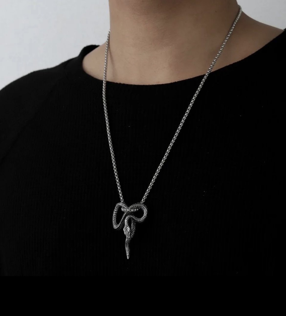 Buddha Snake Skull Pendant Necklace - VVV Jewelry